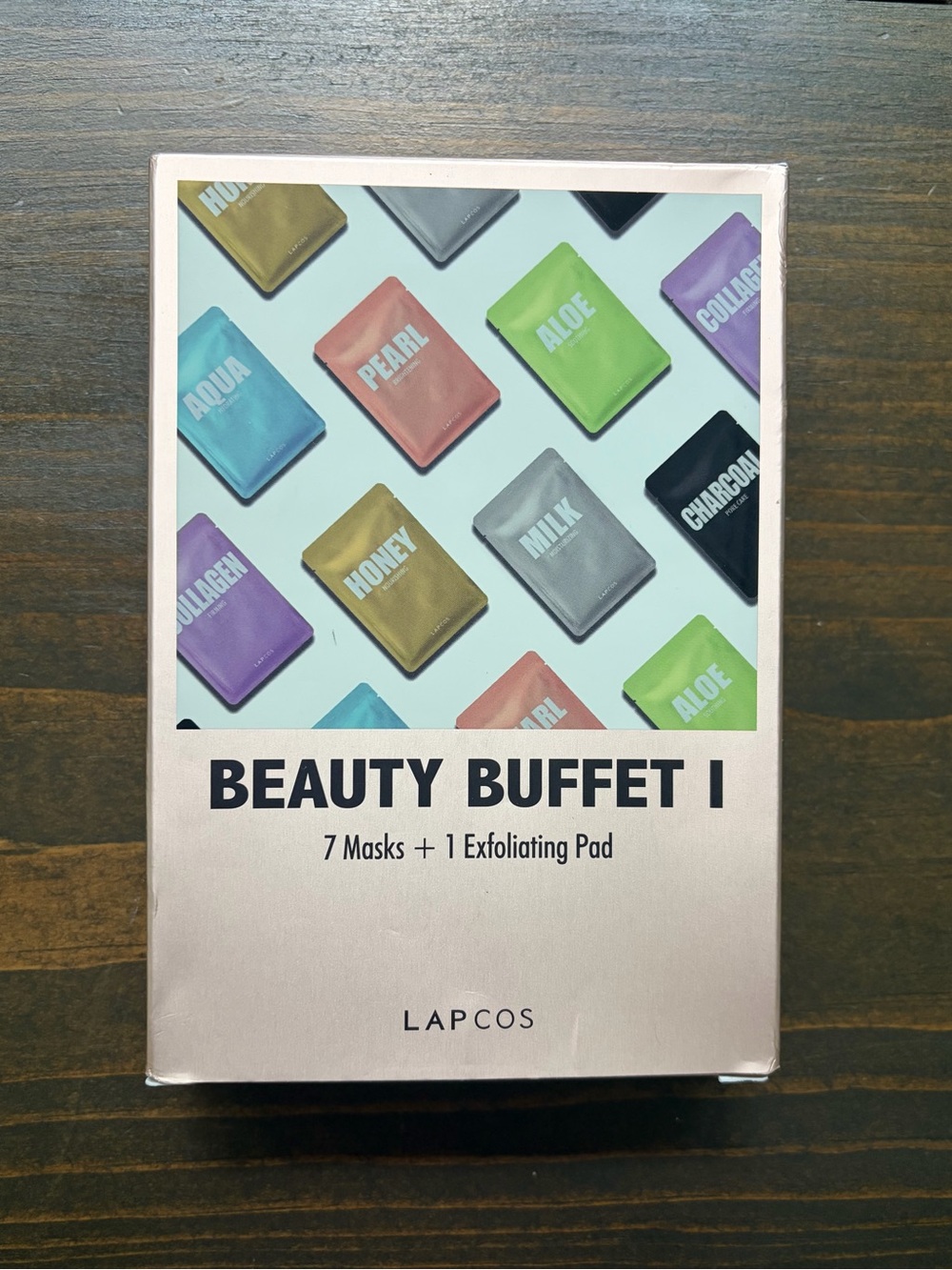 LAPCOS Beauty Buffet I Daily Facial Sheet Mask Variety Pack (7 + 1) NEW